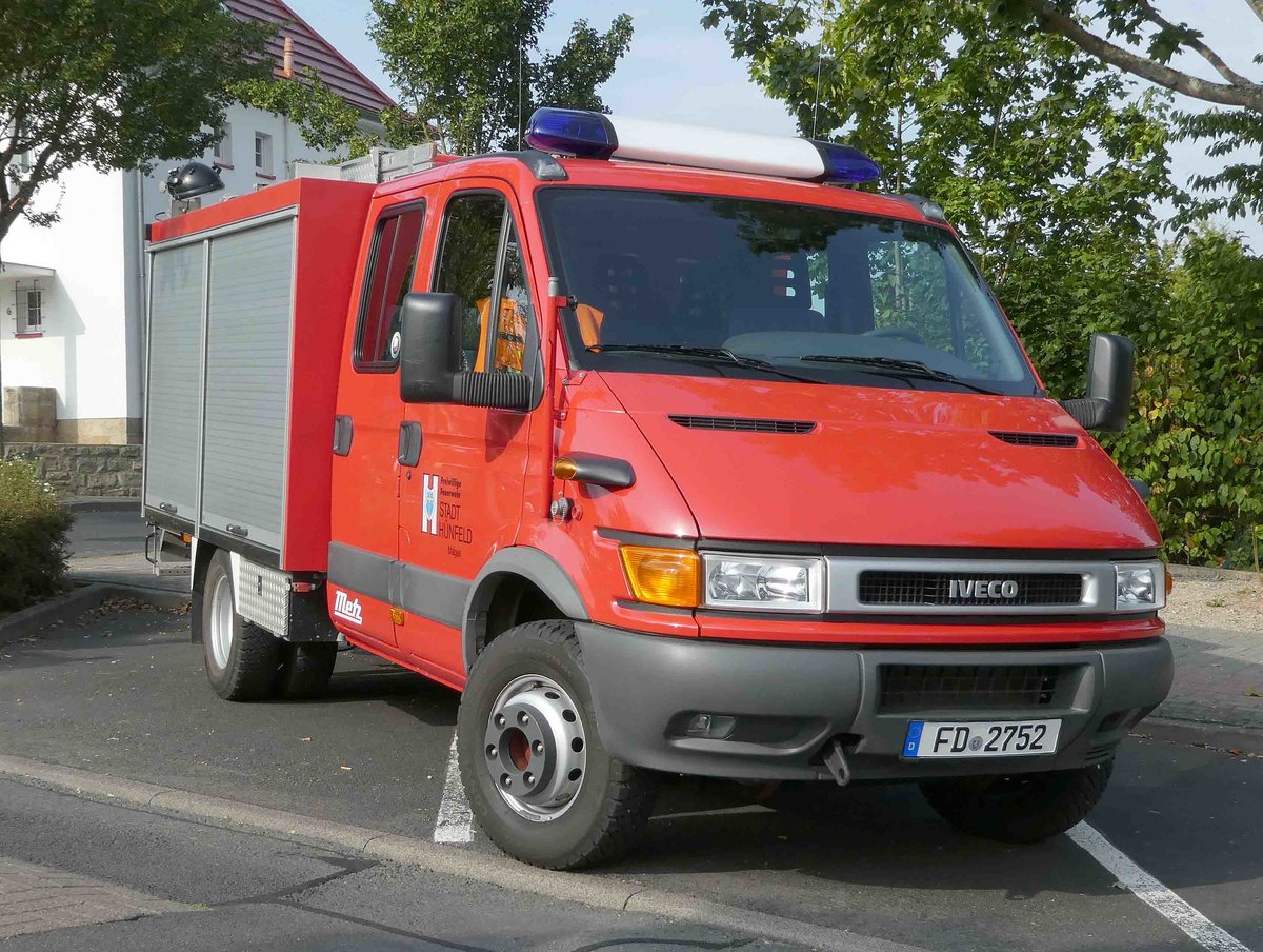 =Iveco Löschgruppenfahrzeug der Feuerwehr HÜNFELD-MALGES eingesetzt in Hünfeld anl. der Hessischen Feuerwehrleistungsübung 2019, 09-2019