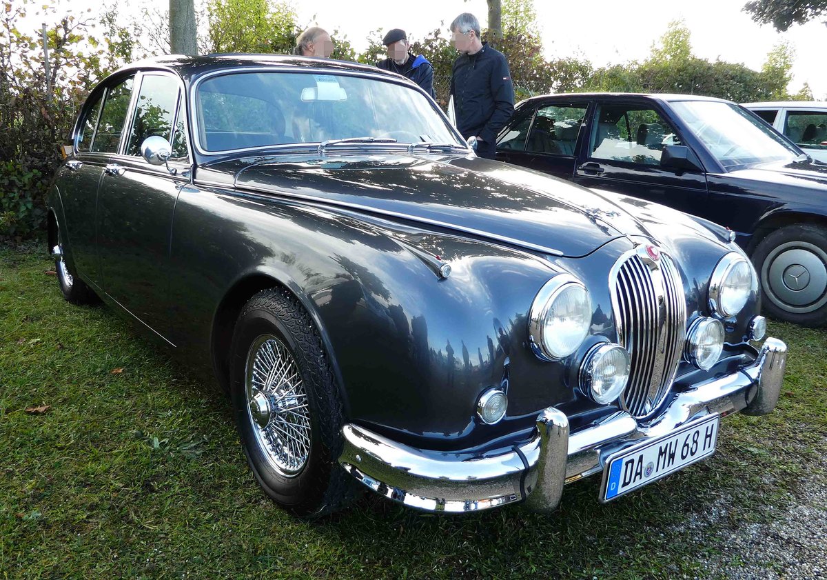 =Jaguar MK II, steht bei der Veterama zum Verkauf, 10-2017