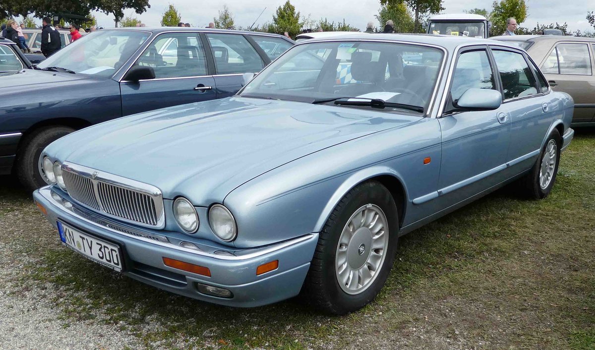 =Jaguar X 300 3,2i, Bj. 1995 steht bei der Veterama zum Verkauf, 10-2017