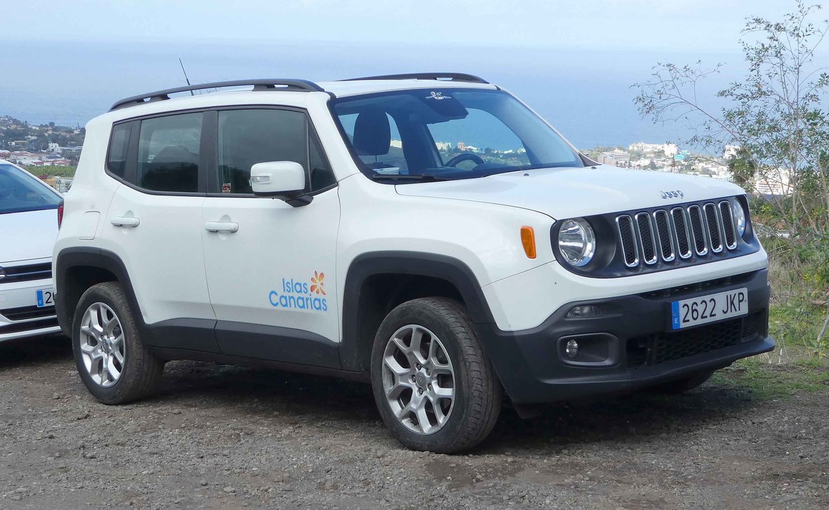 =Jeep Renegade einer Autovermietung auf Teneriffa, 01-2019