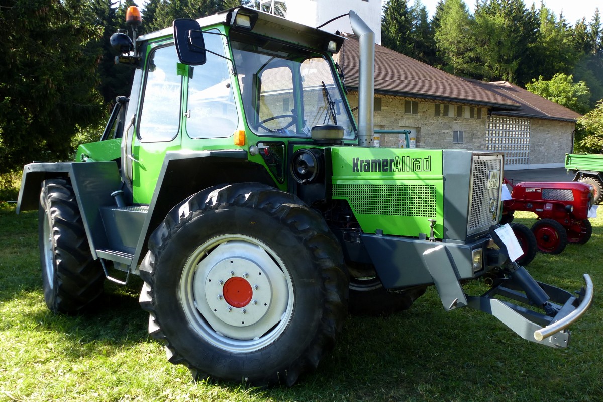 Kramer Allrad 1014TS, 160PS Schlepper mit Allradlenkung, Traktorentreffen Deilingen, Juli 2015