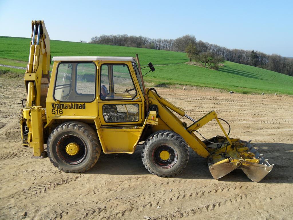 Kramer Allrad 516 auf einer Baustelle bei Irrel, 18.04.2010