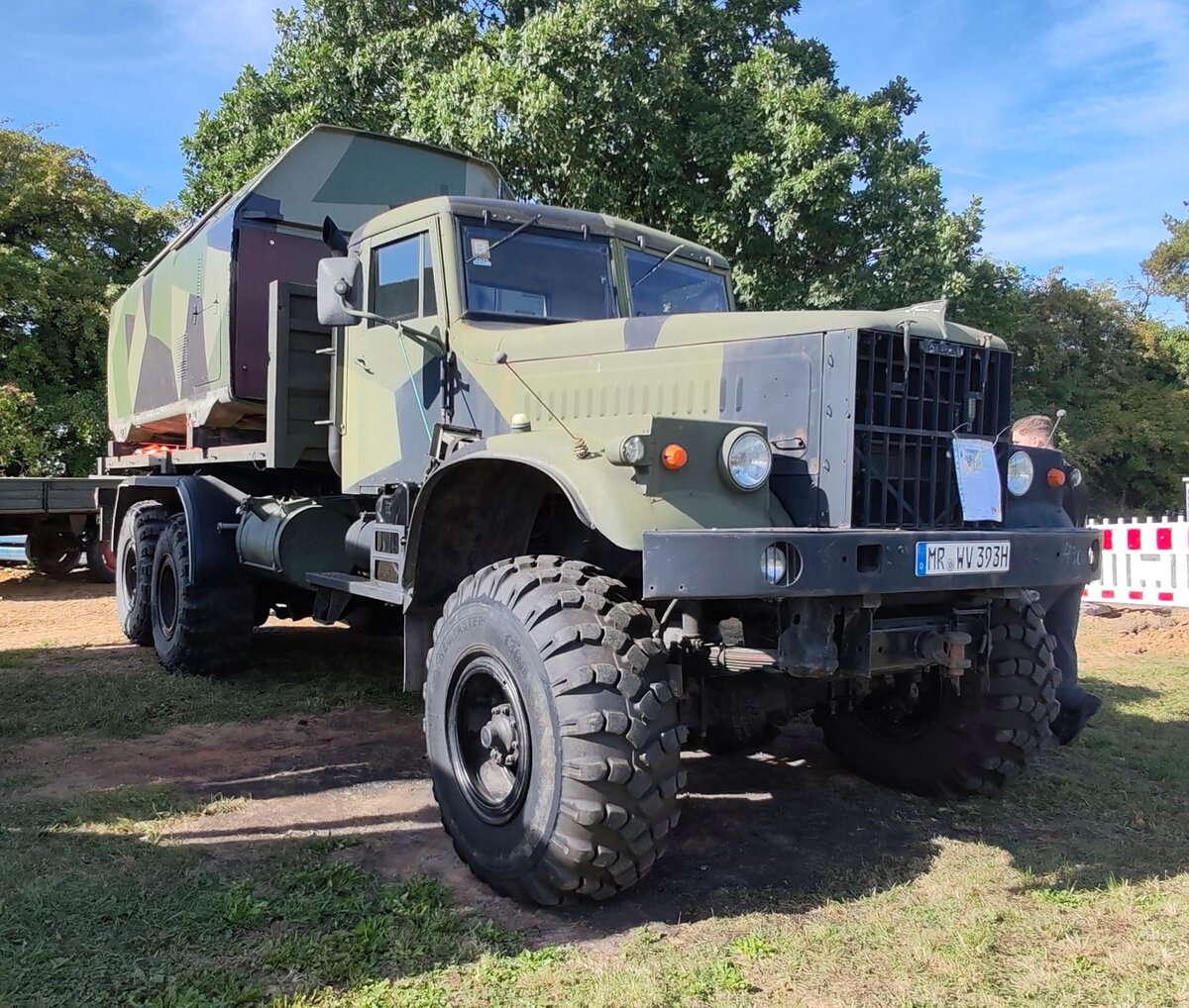 =KrAZ 255 B, ausgestellt bei der Oldtimerveranstaltung der OLDTIMERFREUNDE OHMTAL in Dannenrod, 09-2025