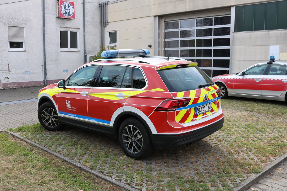 Kreis Darmstadt Dieburg VW Tiguan KdoW am 01.09.19 beim Tag der offenen Tür der Feuerwehr Dieburg 