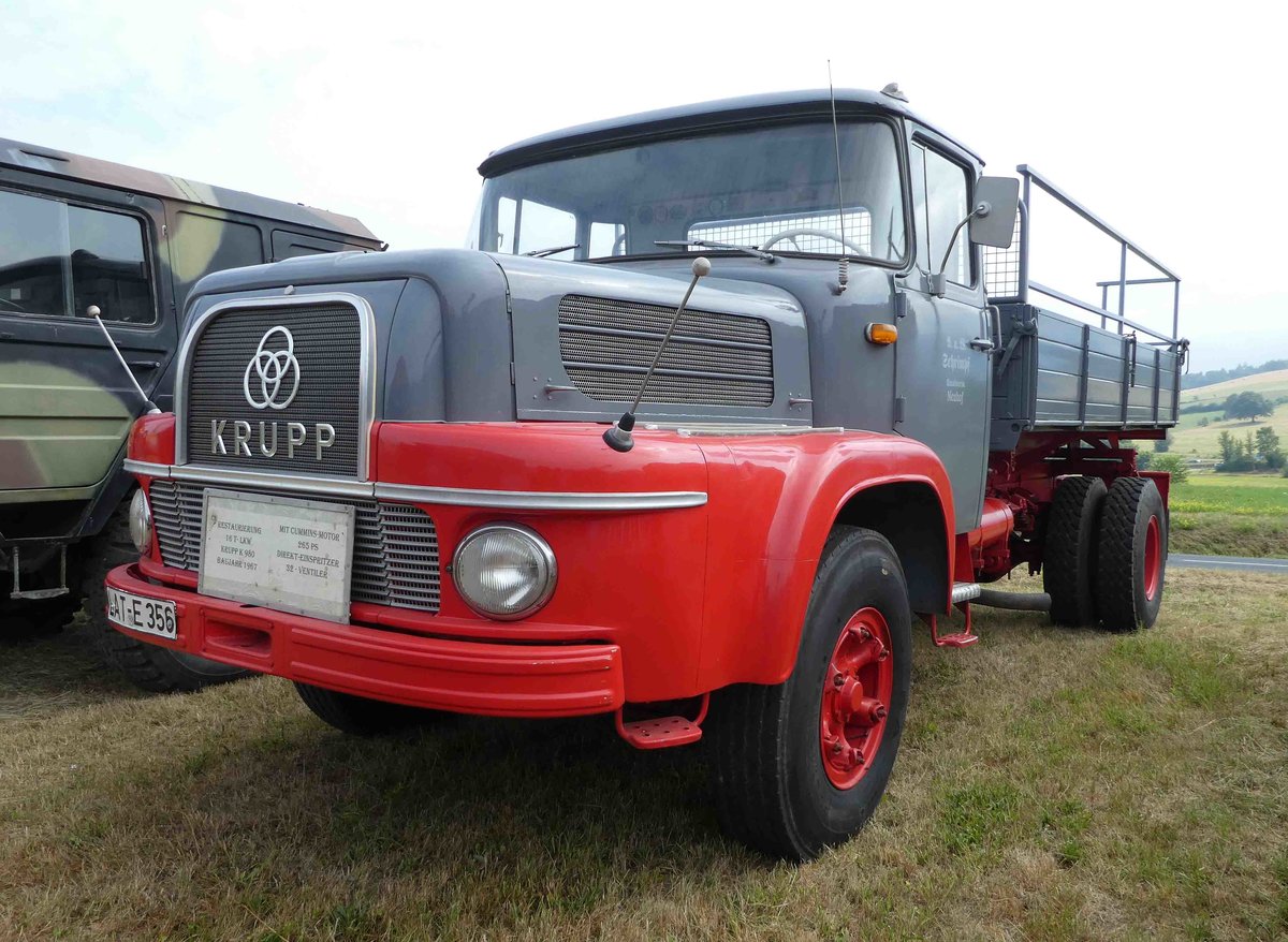 =Krupp K 980, Bj. 1967, 265 PS, gesehen bei der Oldtimerausstellung in Uttrichshausen, 07-2019