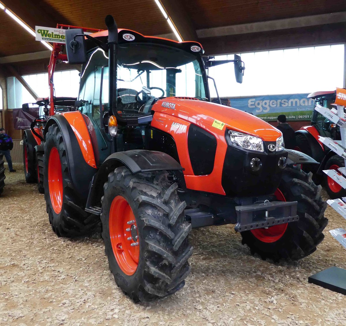 =Kubota M5111 steht im Februar 2017 bei der Hessischen Landwirtschaftsausstellung in Alsfeld