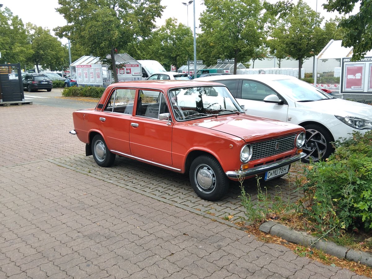 Lada 1300 am 16.07.2020 in Chemnitz Planitzwiese fotografiert mit Nokia 3.2