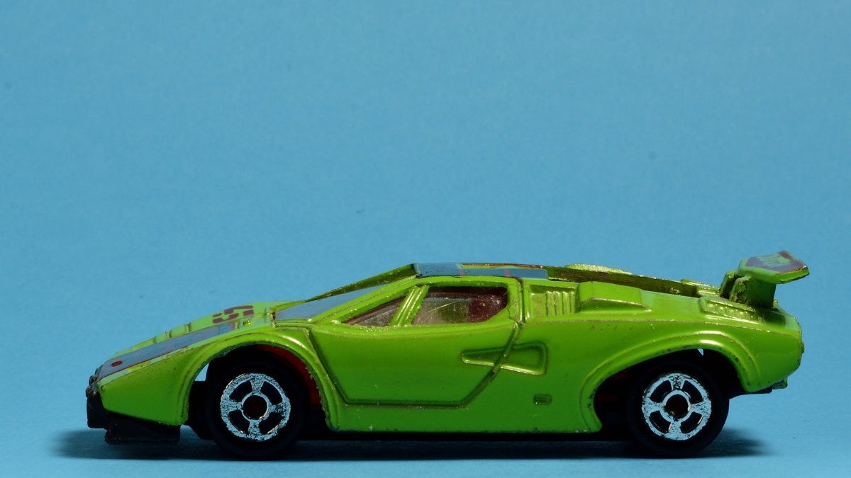 Lamborghini Countach , Made in China. Tabletop Fotografie im Dez.2020
