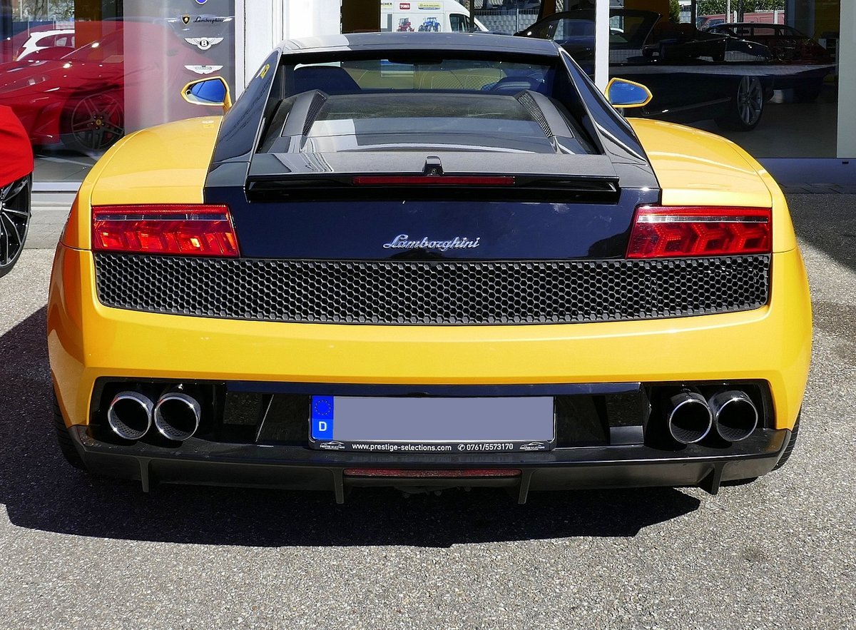 Lamborghini Gallardo 560-4, Heckansicht, März 2021