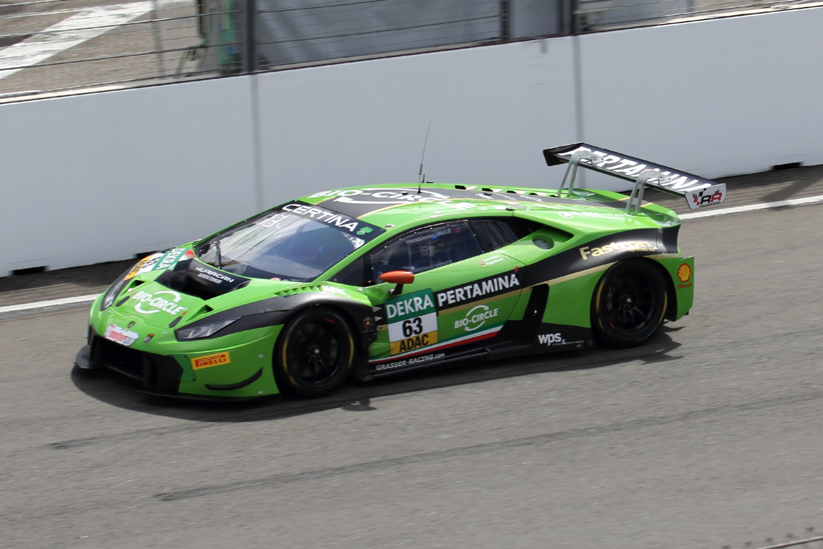 Lamborghini Huracän GT3 beim ADAC GT Masters in Zandvoort 21.8.2016