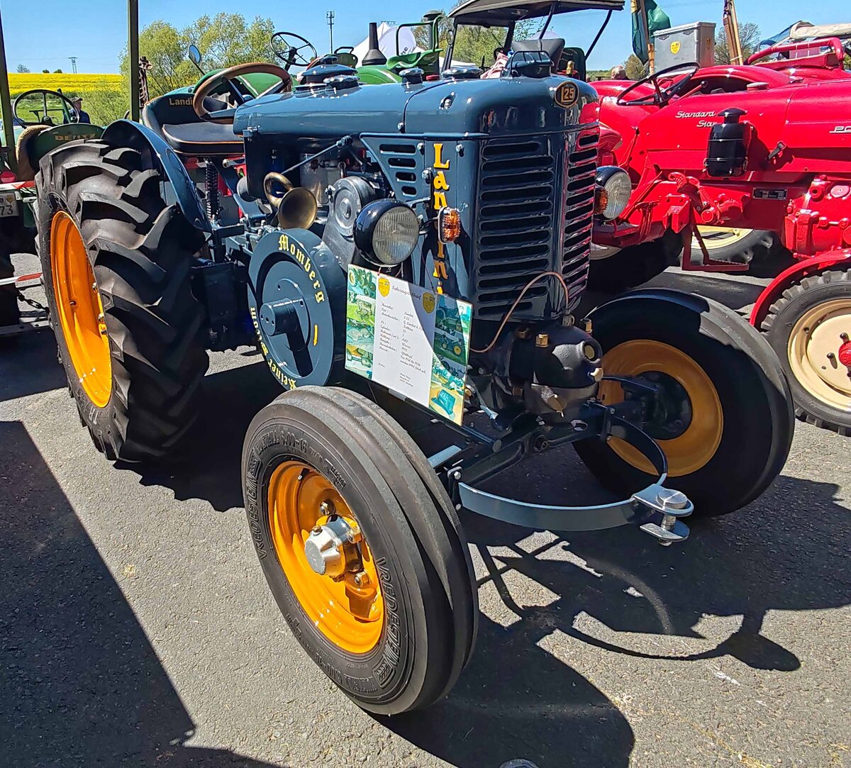 =Landini L 25, Bj. 1955, 4312 ccm, 25 PS, gesehen bei der Oldtimerschau in Wasenberg, 05-2025