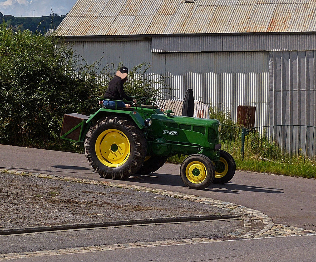 Lanz Traktors aufgenommen während einer Ausfahrt. 07.2021  