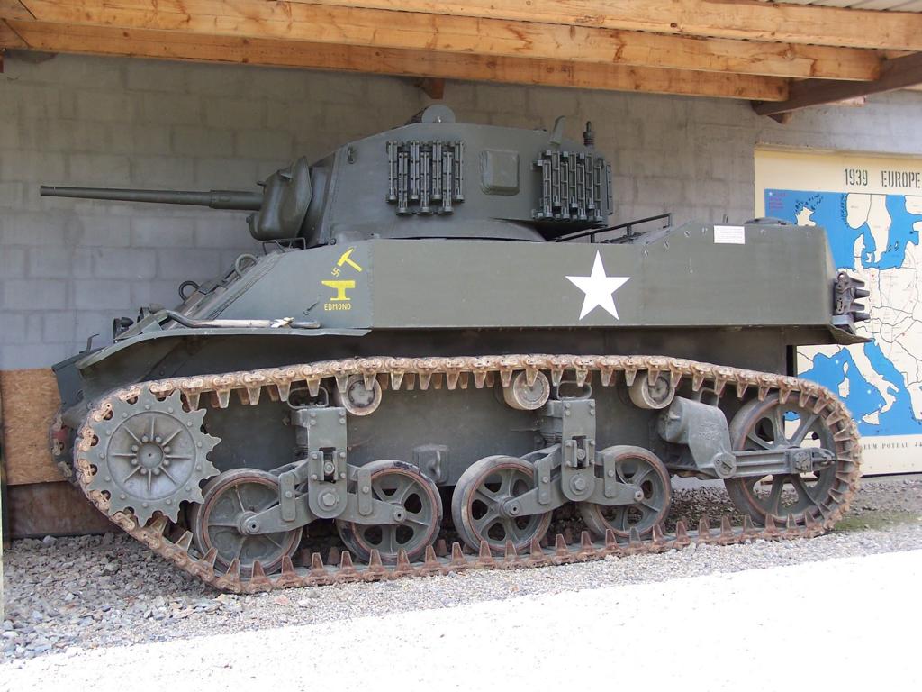 leichter Kampfpanzer M5A1 Stuart im Museum Poteau 44, 13.08.2005