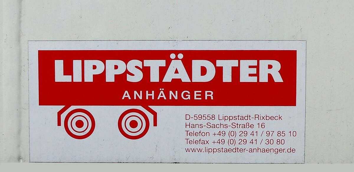 Lippstädter Anhänger GmbH, der über 100 Jahre alte Fahrzeugbau ist europaweit tätig, März 2023