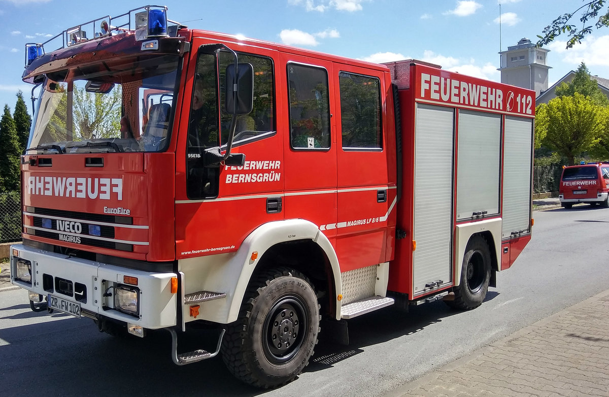Löschgruppenfahrzeug LF8/6 der Freiwillige Feuerwehr Bernsgrün. Foto 01.05.2018