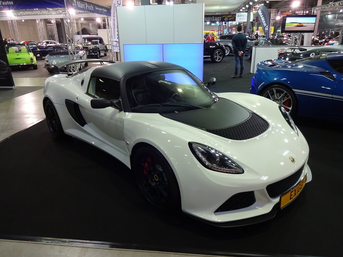Lotus Exige 350 Sport auf der International Motor Show in Luxembourg, 18.11.2016