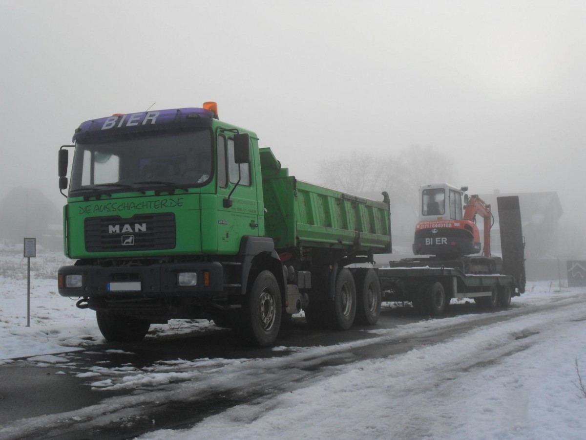 MAN 27.464 am 02.01.2011 in der Nähe von Schweich