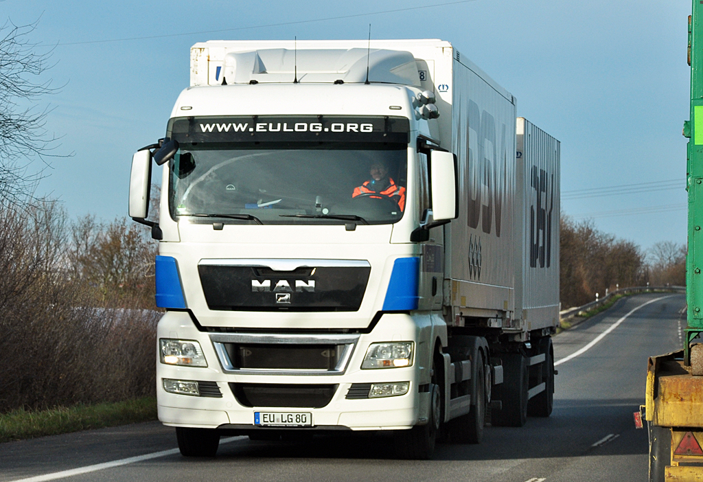 MAN Hängerzug  EULOG  bei Euskirchen - 30.12.2013