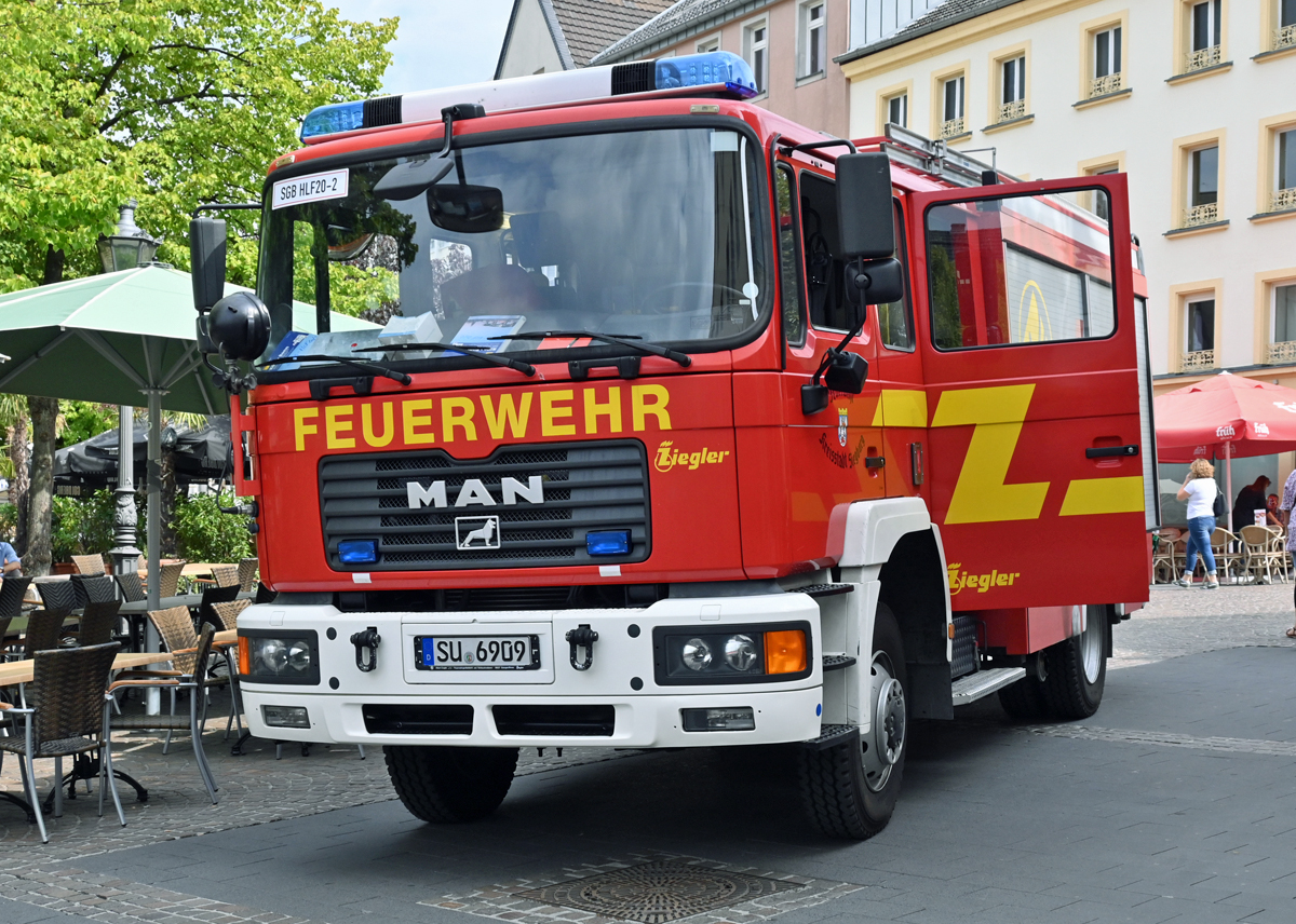 MAN HlF 20 der Feuerwehr Siegburg in Siegburg - 30.08.2022