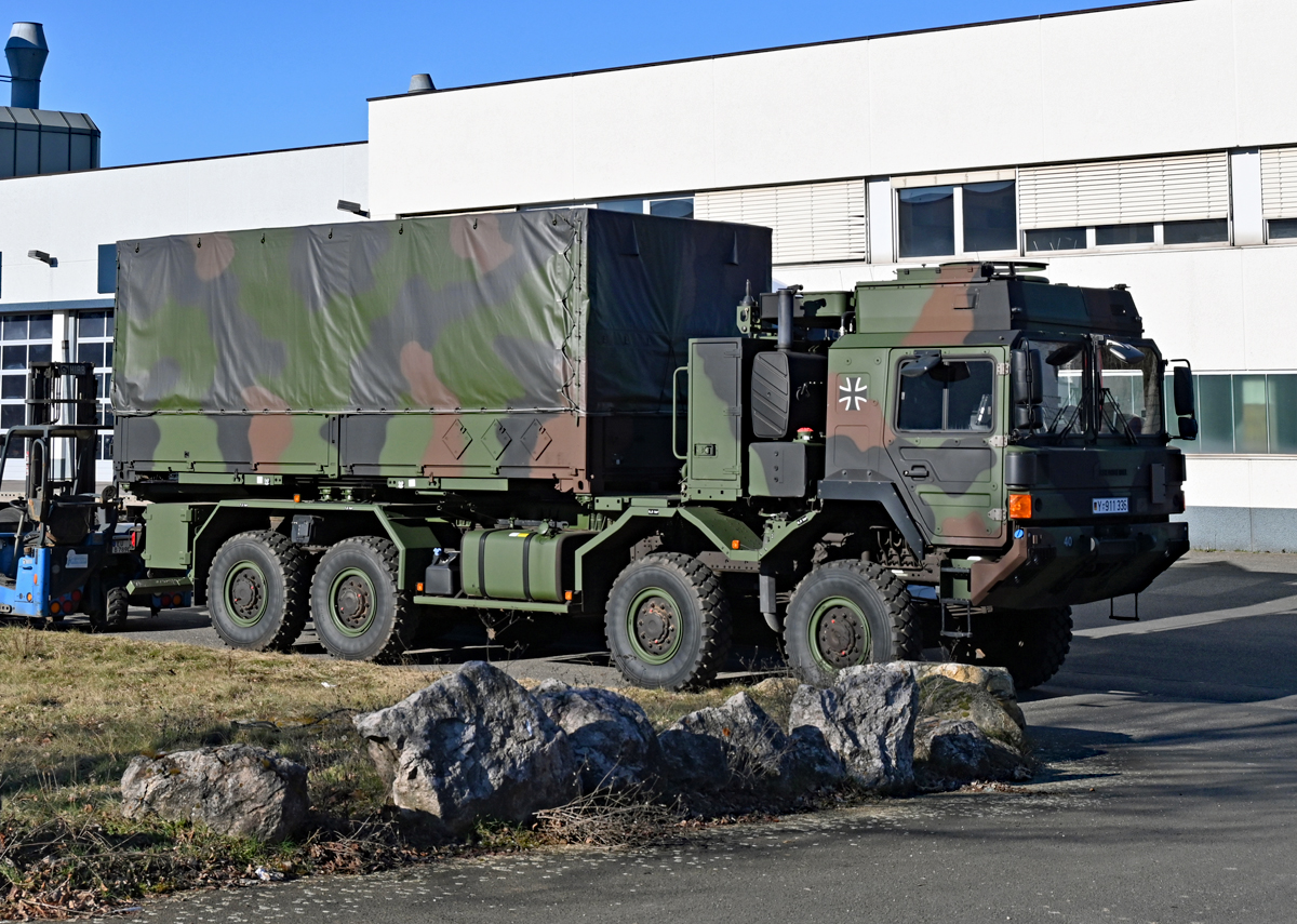 MAN HX2 8x8 der Bundeswehr in Euskirchen - 13.02.2021