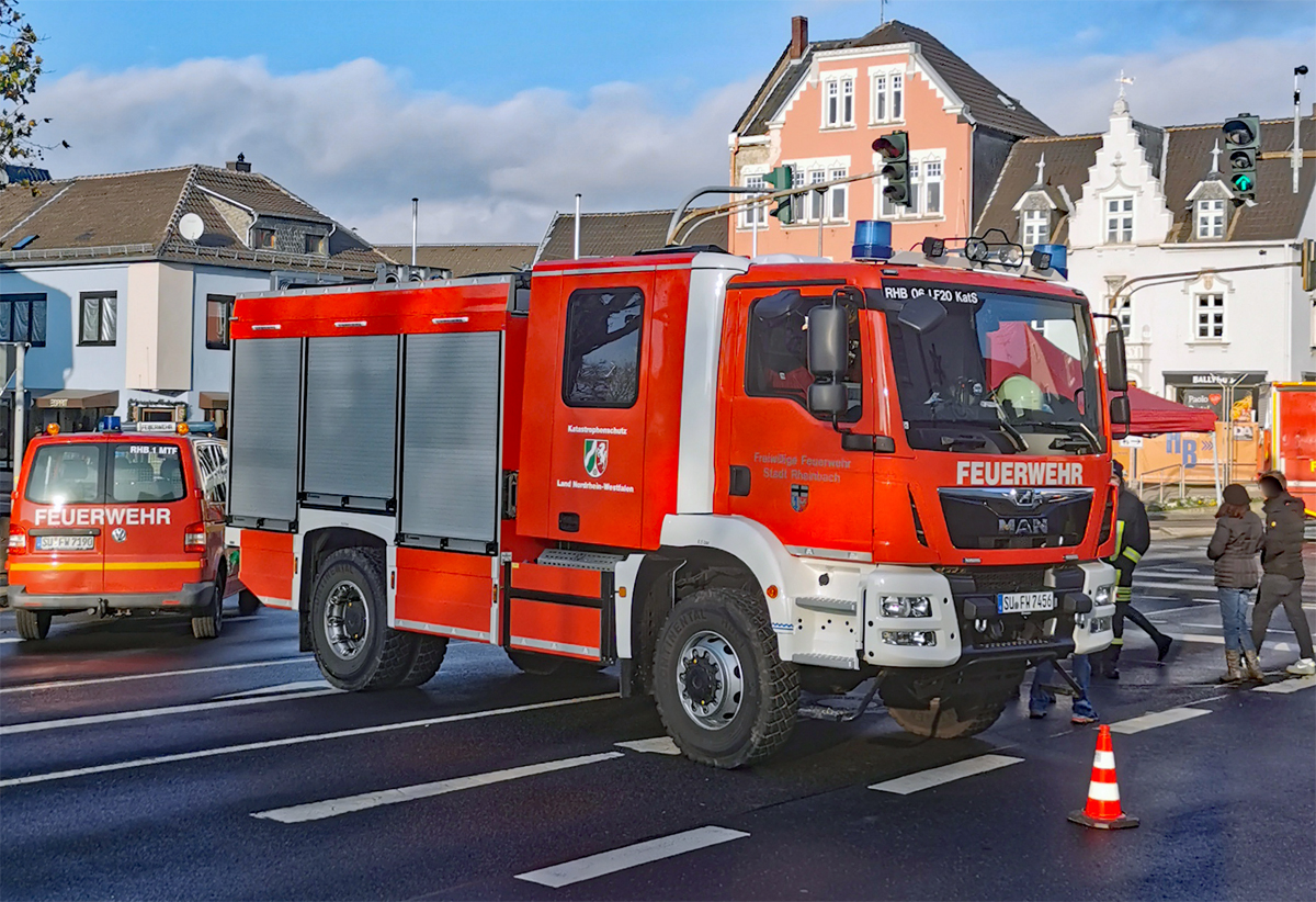 MAN LF20 Löschfahrzeug der Feuerwehr Rheinbach - 11.12.2022