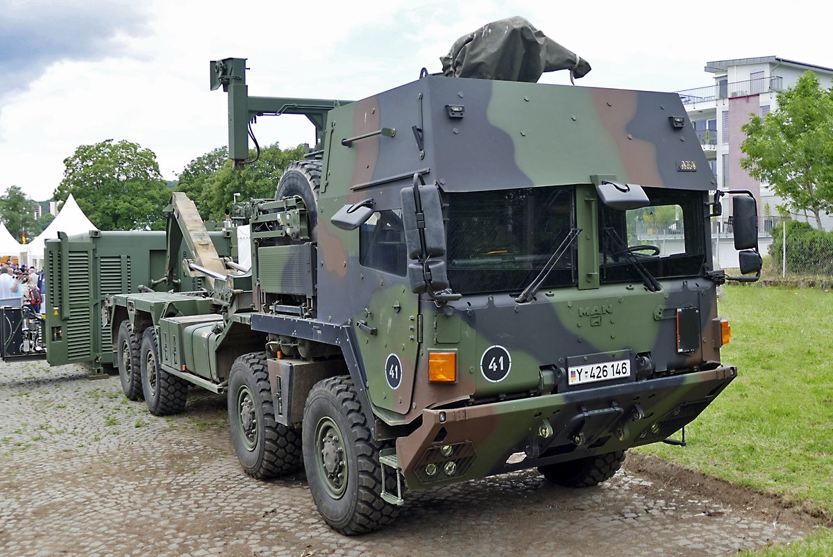 MAN LKW 15 t mil gl Multi - Tag der Bundeswehr in Koblenz - 15.06.2019