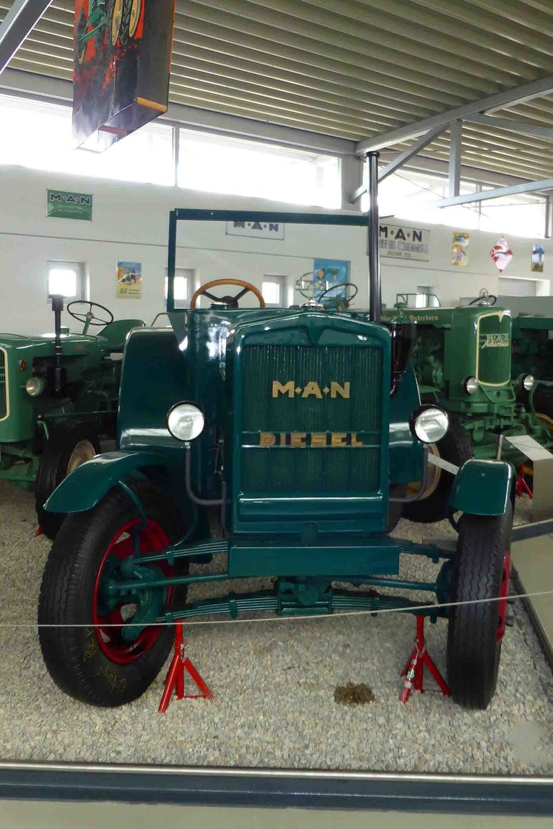 MAN, präsentiert im Deutschen Traktorenmuseum in Paderborn, April 2016