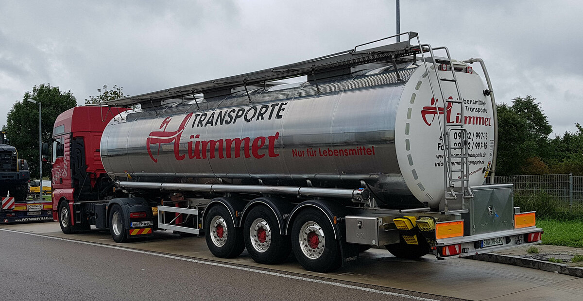 =MAN-Tankzug von HÜMMER-Transporte, 09-2022 - Fahrzeugbilder.de