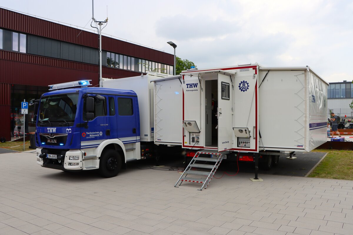 MAN TGM 15.290 THW Gie�en F�hrungsstelle am 30.05.26 beim Tag der offenen T�r der Berufsfeuerwehr Gie�en