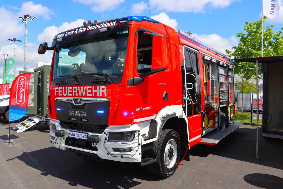 MAN TGM 16.320 Rosenbauer HLF am 08.05.26 in Fulda auf der Rettmobil