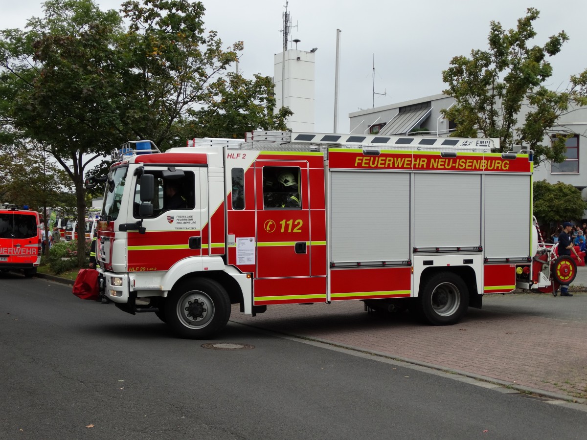 MAN TGM HLF 20/16 (Florian Isenburg 1/46-2)  am 13.09.14 in Neu-Isenburg beim Tag der Offenen Tür der Feuerwehr 