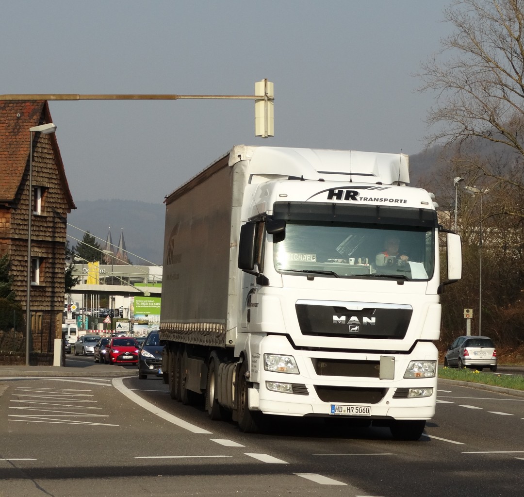 MAN TGX am 20.03.15 in Heidelberg