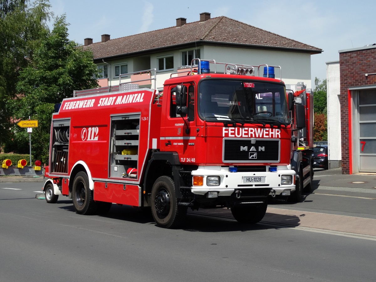 MAN TLF 24/48 (Florian Maintal 1-24-1) am 08.06.14 beim Tag der Offenen Tür der Feuerwehr Maintal 