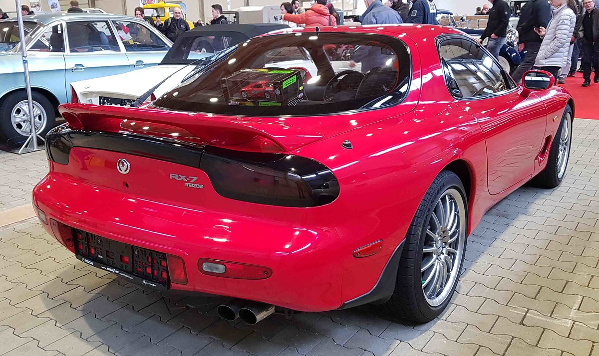 =Mazda RX 7, gesehen bei der Technorama Kassel im März 2019