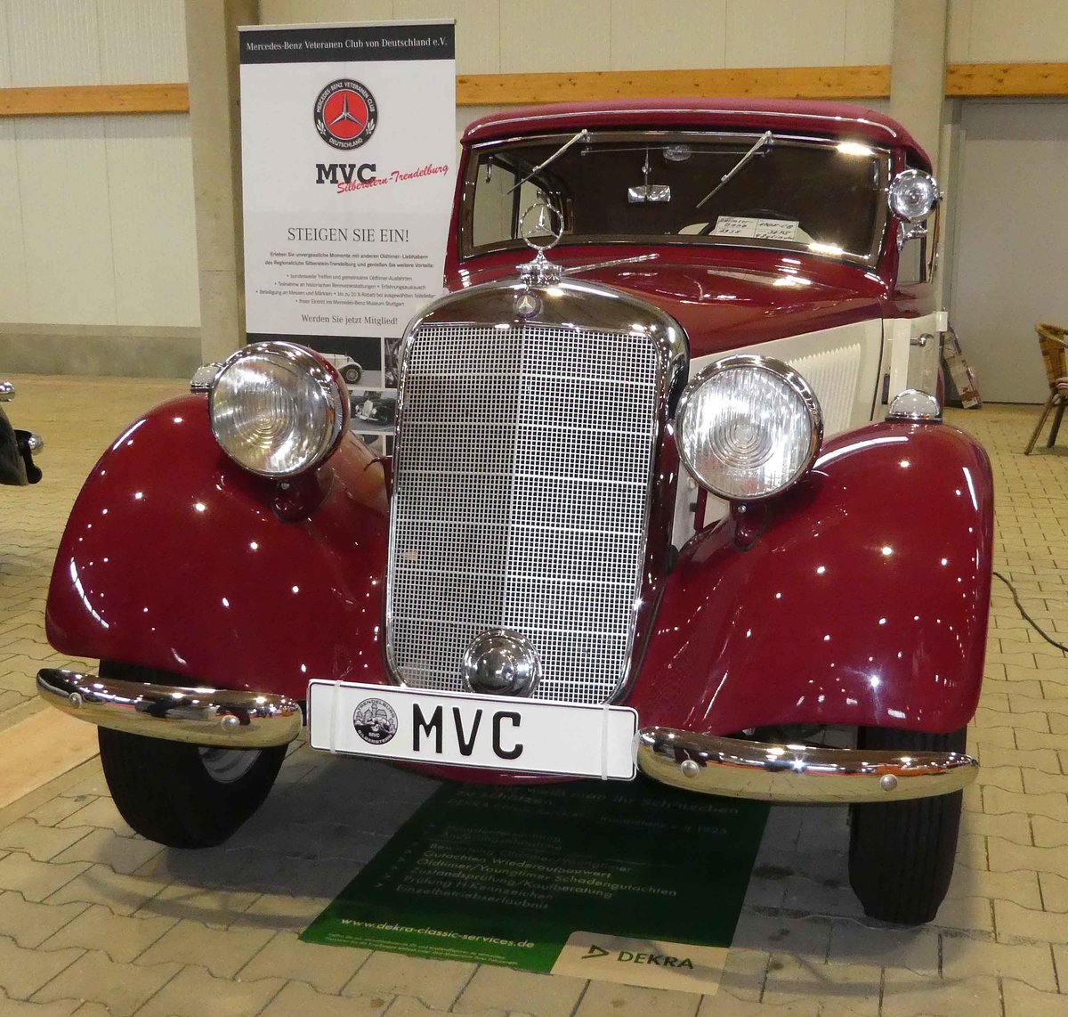 =MB 170 V CB, Bj. 1938, 38 PS, ausgestellt bei der Technorama Kassel im März 2019