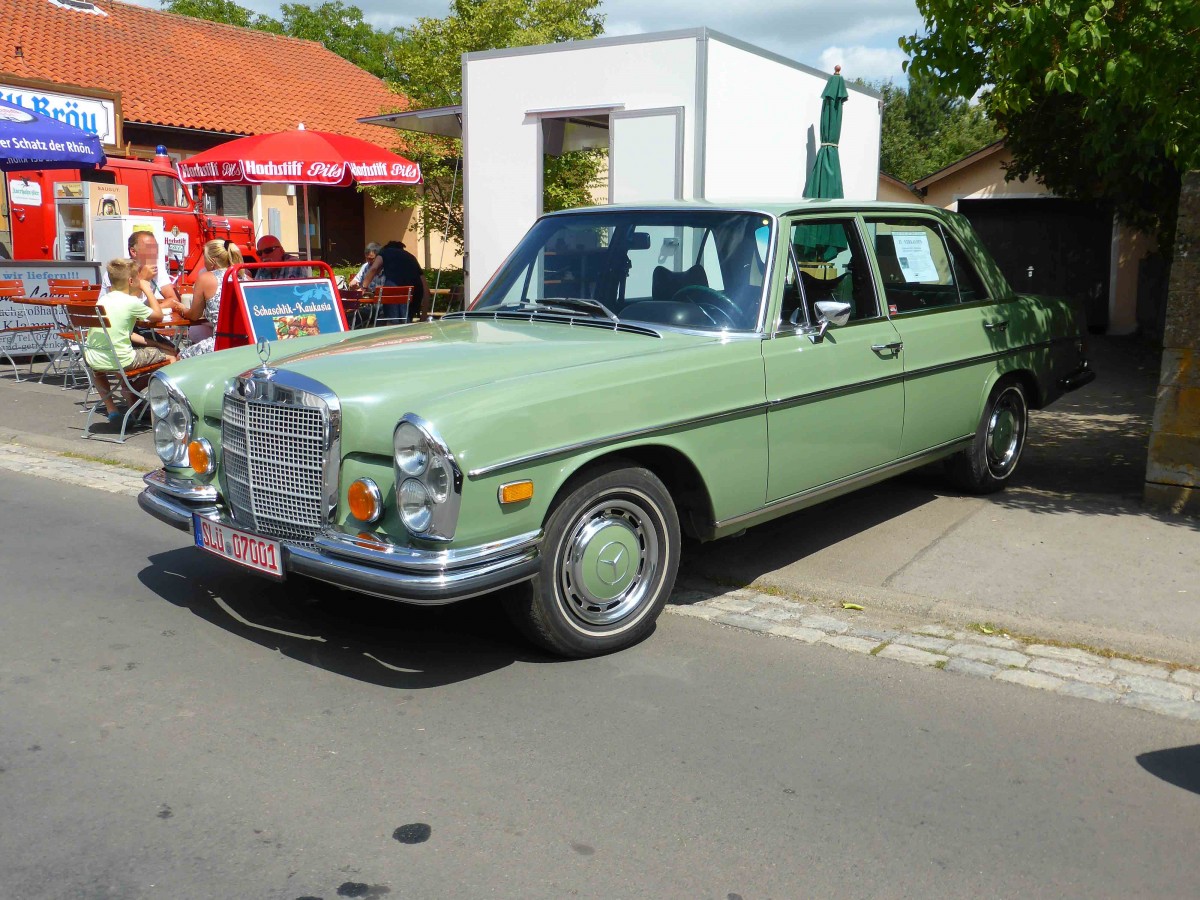 MB 280 SEL, Bj. 1972, W 108, steht bei den Fladungen Classics zum Verkauf, Juli 2014