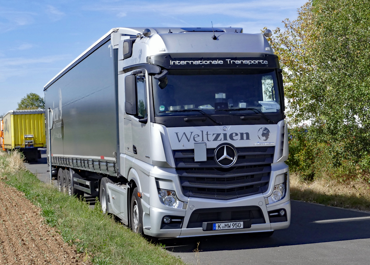 MB Actros 1845  Weltzien  in Euskirchen - 15.09.2019