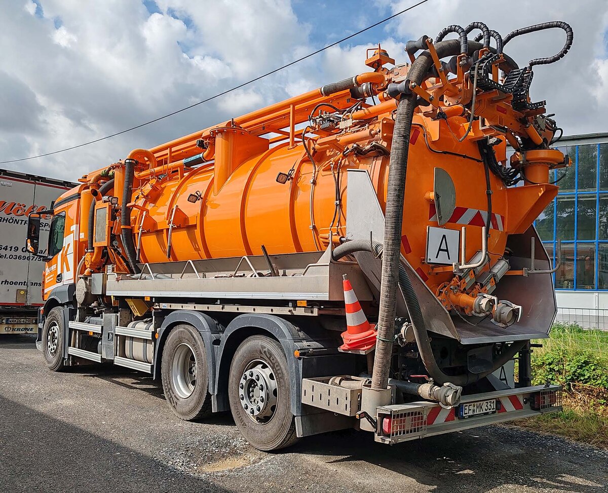 =MB Actros mit Spezialaufbau f�r Kanalreinigung und Sp�lung, 07-2026