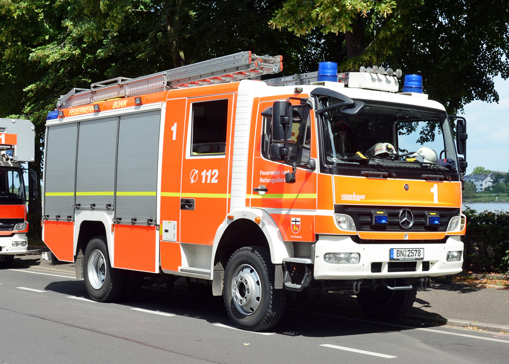MB Atego 1428 AF, HLF 20/16 der Feuerwehr Bonn - 07.08.2014