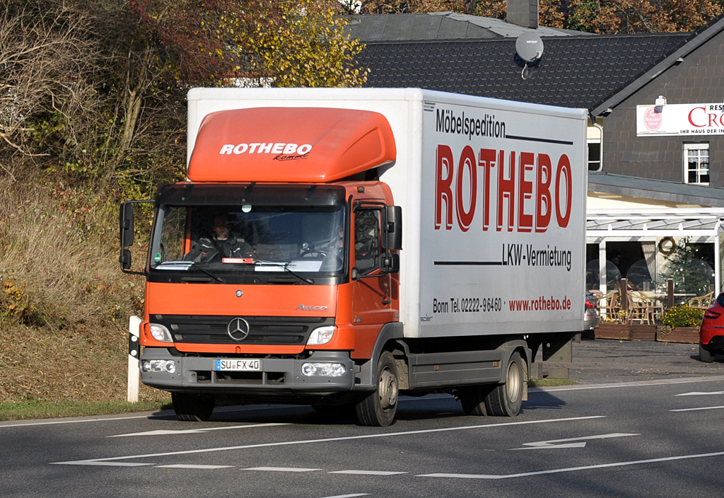 MB Atego 818  Rothebo  bei Kommern - 03.12.2013