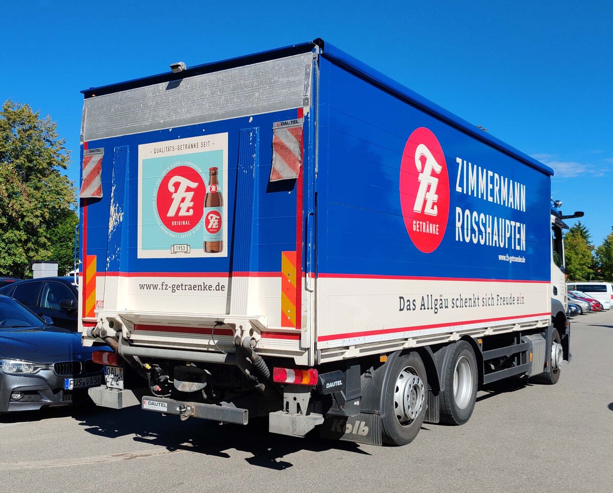 =MB-Getränkelaster von FRANZ ZIMMERMANN aus Roßhaupten, 09-2025