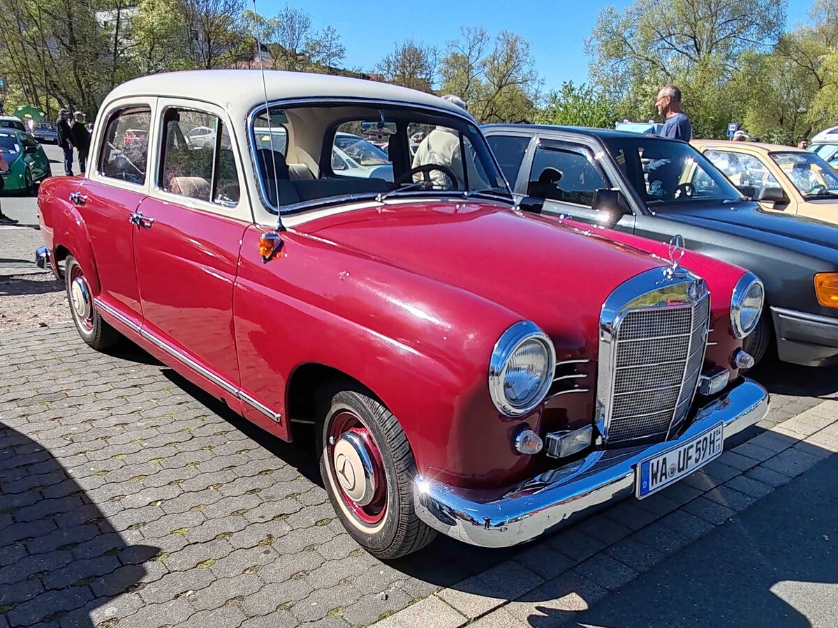 =MB Ponton, ausgestellt bei der Oldtimerveranstaltung in Frankenberg, 05-2026