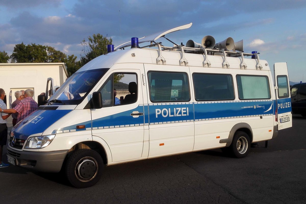 =MB Sprinter als Lautsprecherkraftwagen der Bundespolizei, September 2016