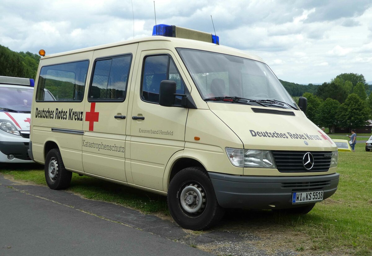 =MB Sprinter vom DRK KV Bad Hersfeld, eingesetzt beim Scirocco-Treffen in Hohenroda, 06-2022