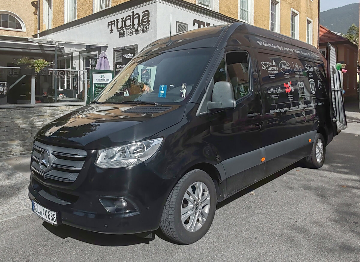 =MB Sprinter eines Caterers steht im August 2026 in Bad Reichenhall