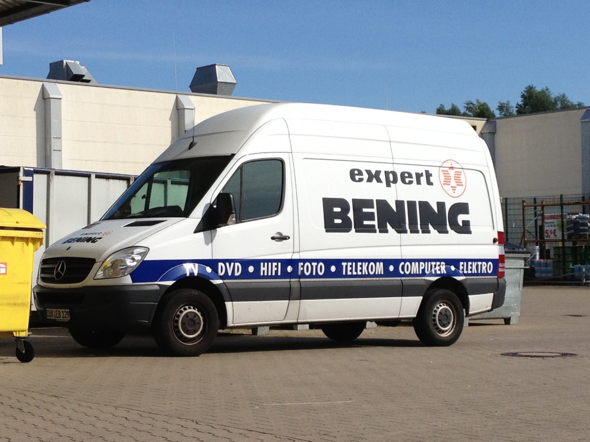 MB Sprinter Erdgas von EXPERT BENING aus Bremerhaven und Cuxhaven am 2.9.2013