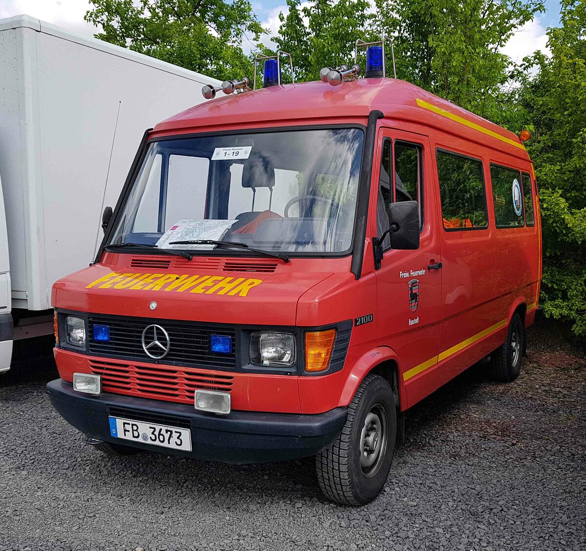 =MB T1 der Feuerwehr RANSTADT steht auf dem Parkplatzgelände der RettMobil 2022 in Fulda, 05-2022