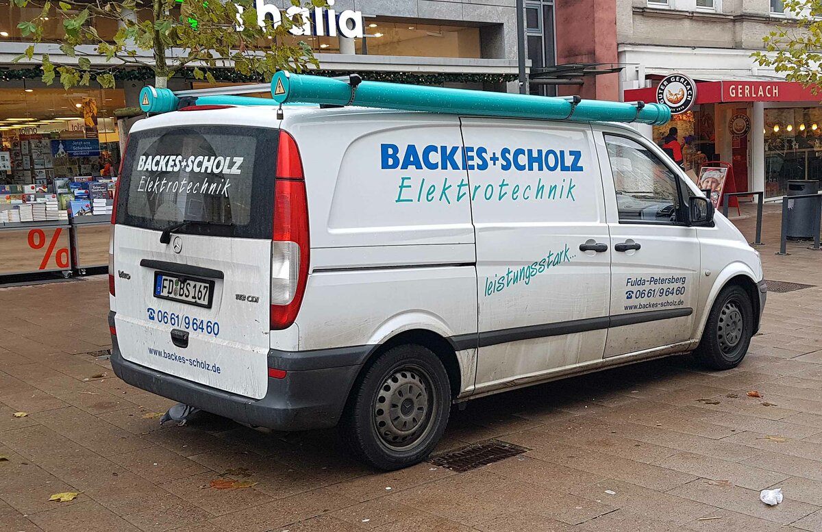 =MB Viano von BACKES & SCHOLZ, gesehen in Fulda im Dezember 2022
