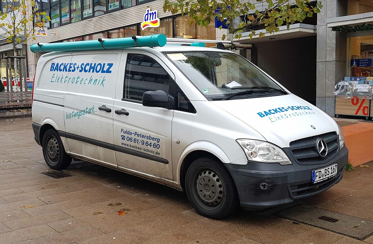 =MB Viano von BACKES & SCHOLZ, gesehen in Fulda im Dezember 2022