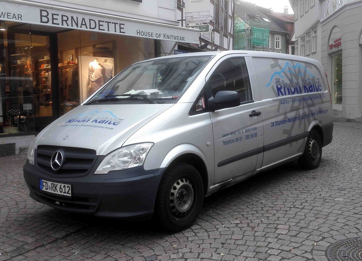 =MB Viano von  Rh�nK�lte  steht im M�rz 2017 in Fulda